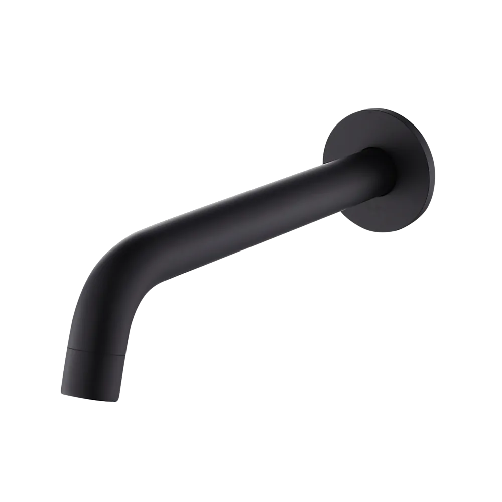 220mm Bath Spout | Matte Black Finish
