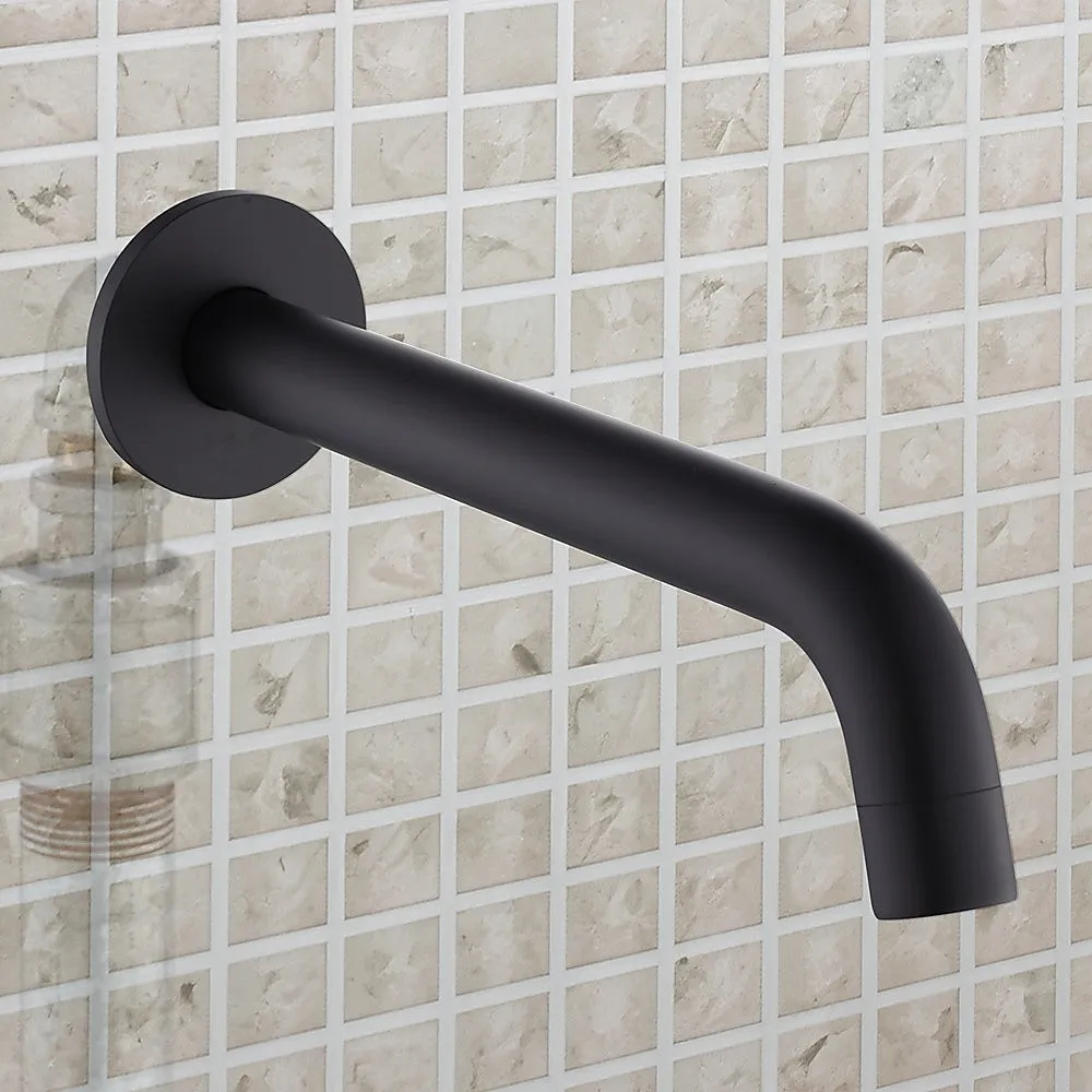 220mm Bath Spout | Matte Black Finish