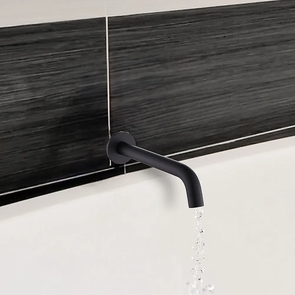 220mm Bath Spout | Matte Black Finish