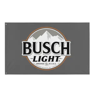 Busch Light Camo Can Logo Flag