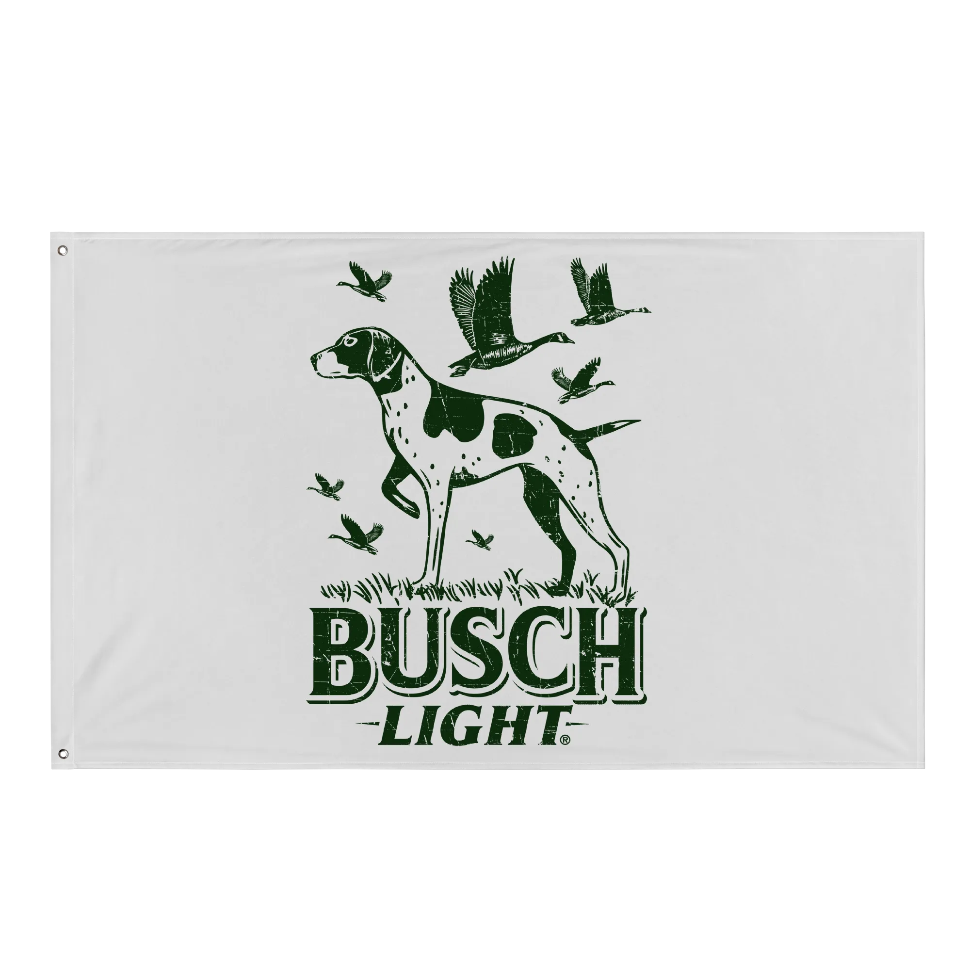 Busch Light Duck Hunting Dog Flag