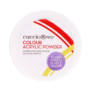 Colour Acrylic Powder - Island Punch Purple by Cuccio Pro for Women - 1.6 oz Acrylic Powder