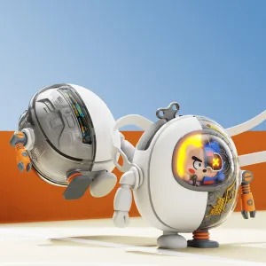 Cool Mecha Robot Mini Bladeless Neck Fan