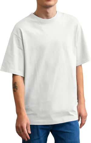 Mens Short Sleeve T Shirts Crew Neck Tees Lightweight Summer T-Shirt Classic Workout Coolinging Tshirts(White,2XL)