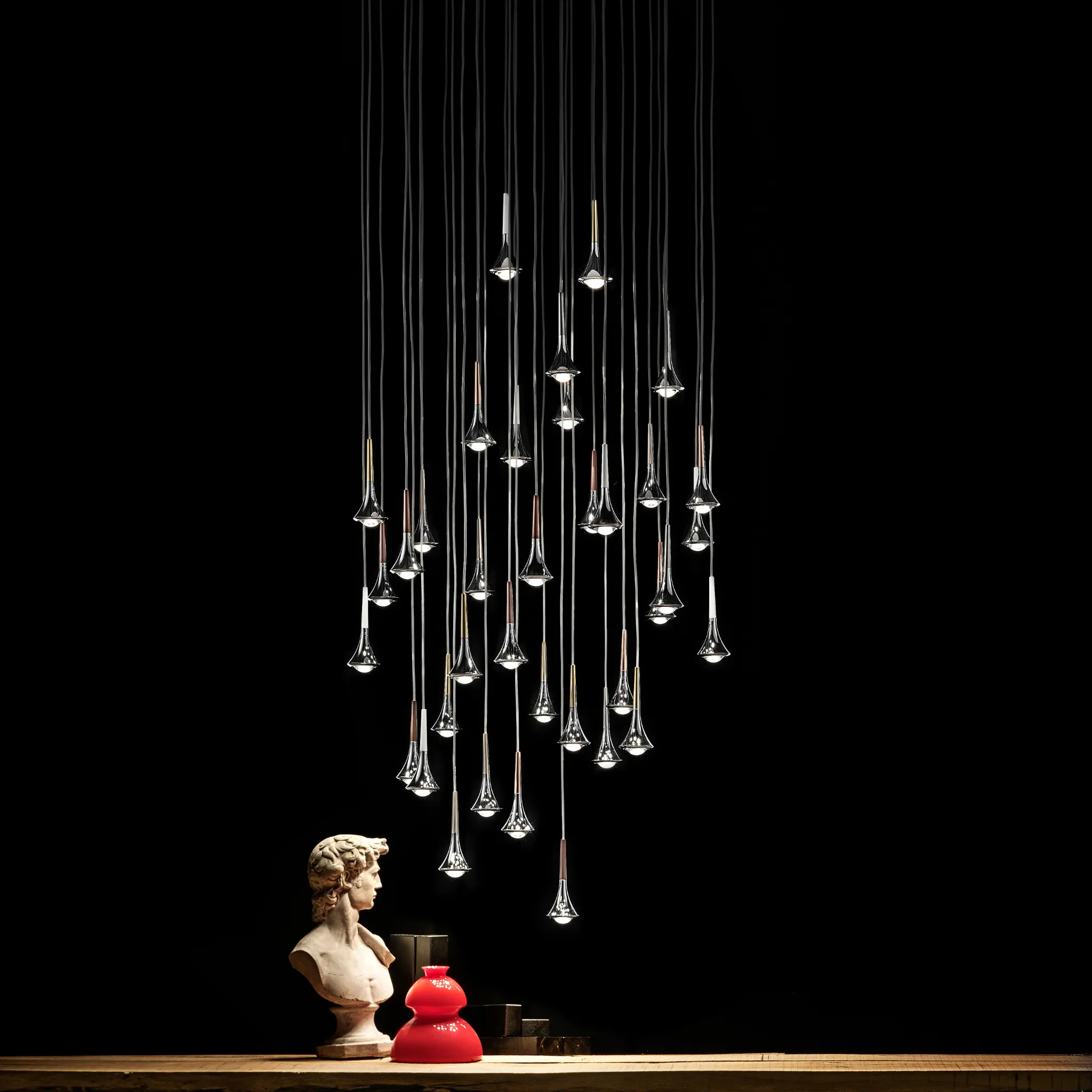 Rain Single Ceiling Pendant | Lodes