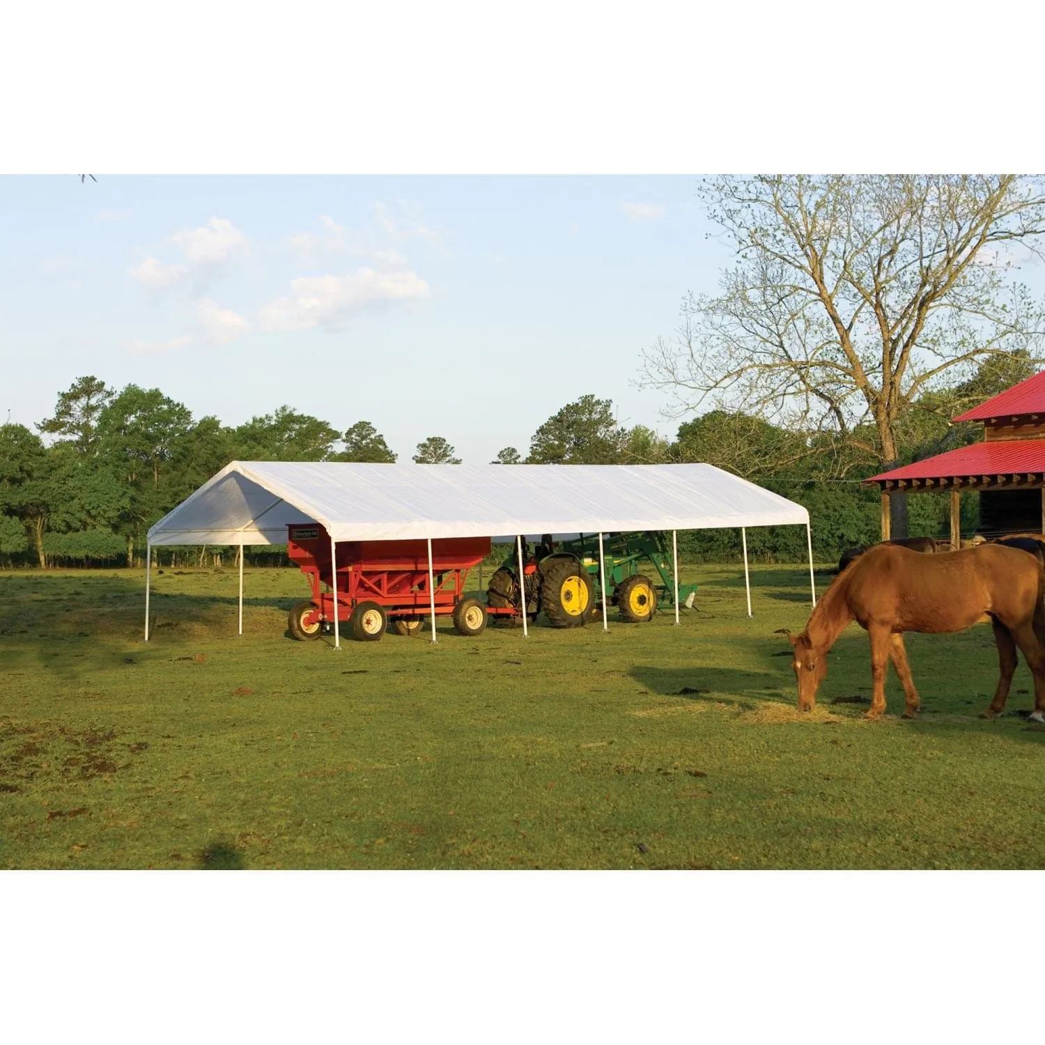 ShelterLogic | SuperMax Canopy 18 x 40 ft. White