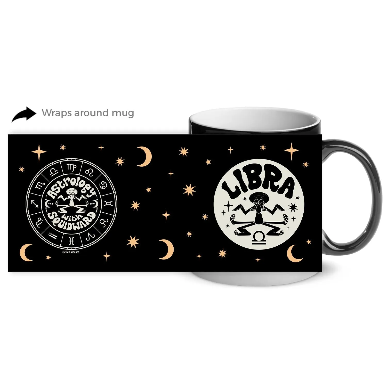SpongeBob Astrology Matte Finish Heat Activated Mug