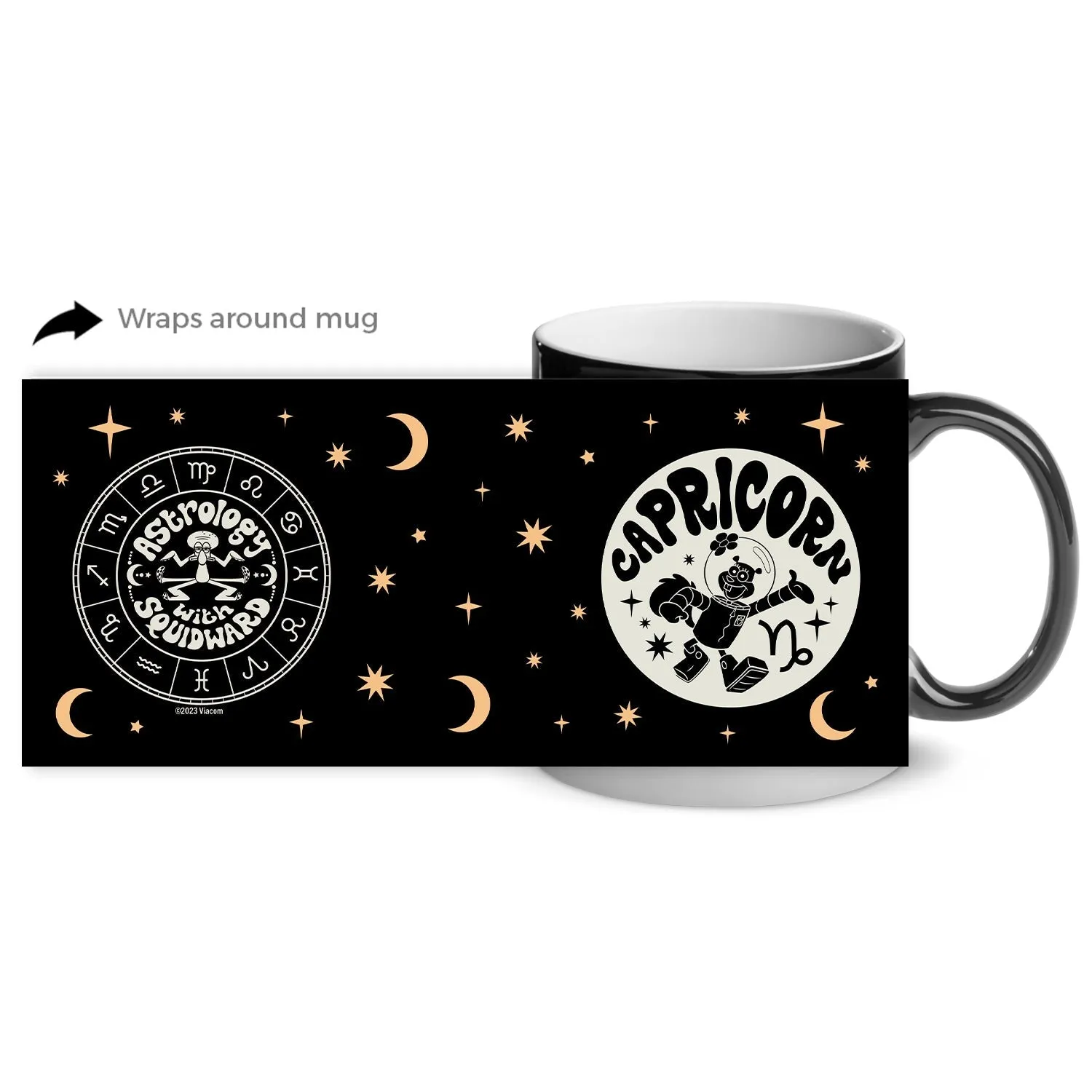 SpongeBob Astrology Matte Finish Heat Activated Mug