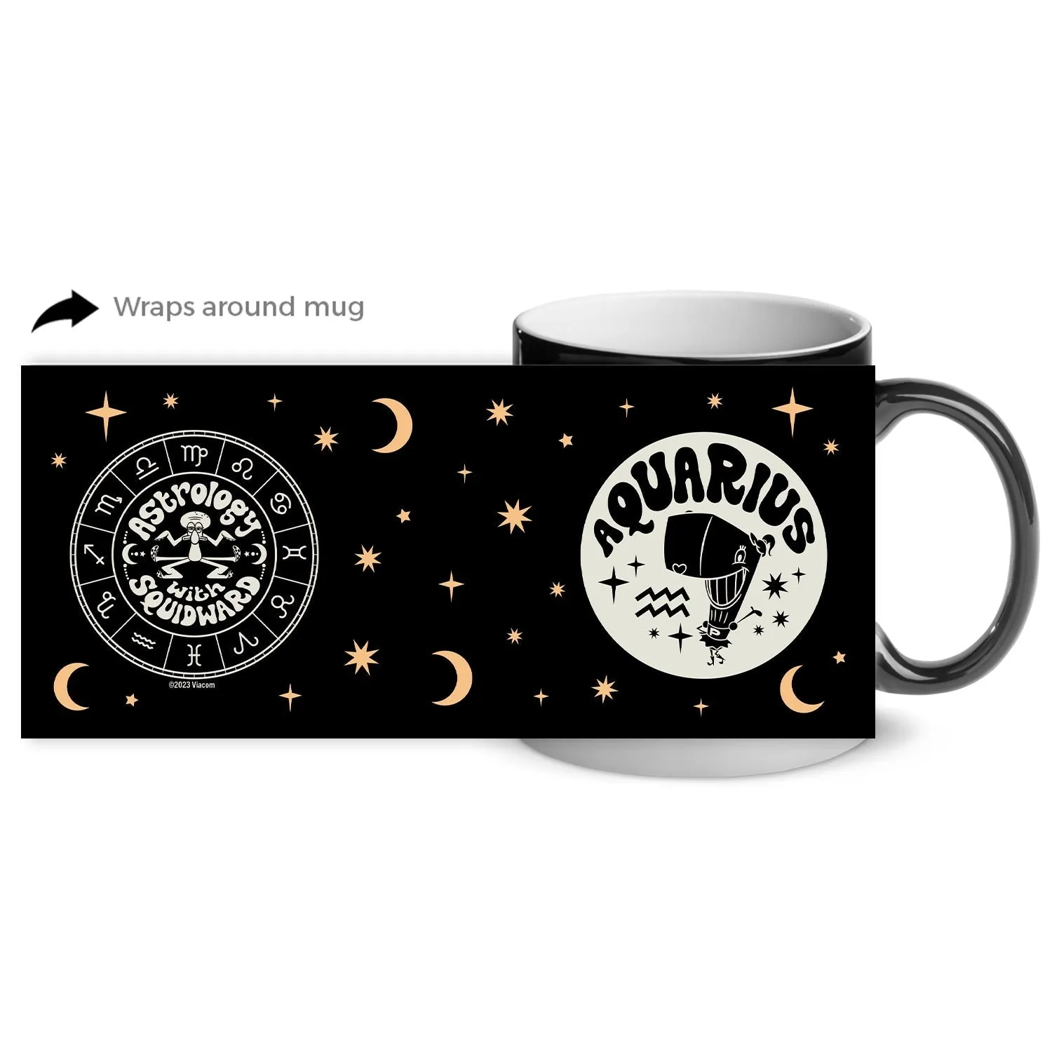 SpongeBob Astrology Matte Finish Heat Activated Mug